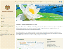 Tablet Screenshot of blossomacupuncture.net